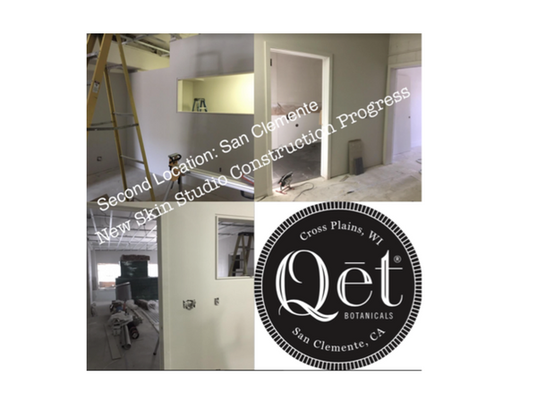 Qēt Botanicals 2nd skin studio & lab is opening soon