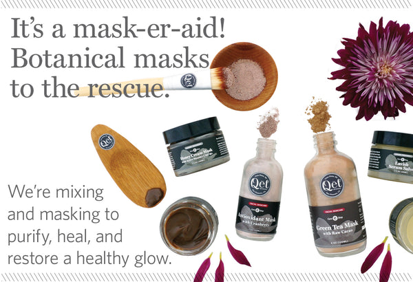 Qēt Botanicals clean beauty botanical masks