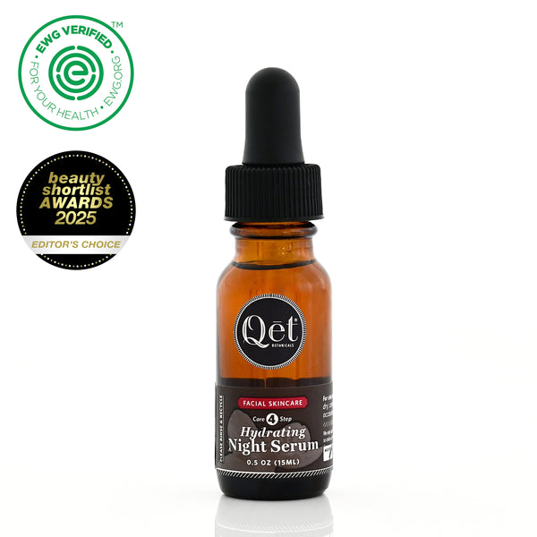 Qēt Botanicals Natural Skincare | Hydrating Night Face Serum