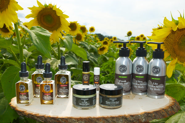 Qēt Botanicals sunflower seed oil and treatment