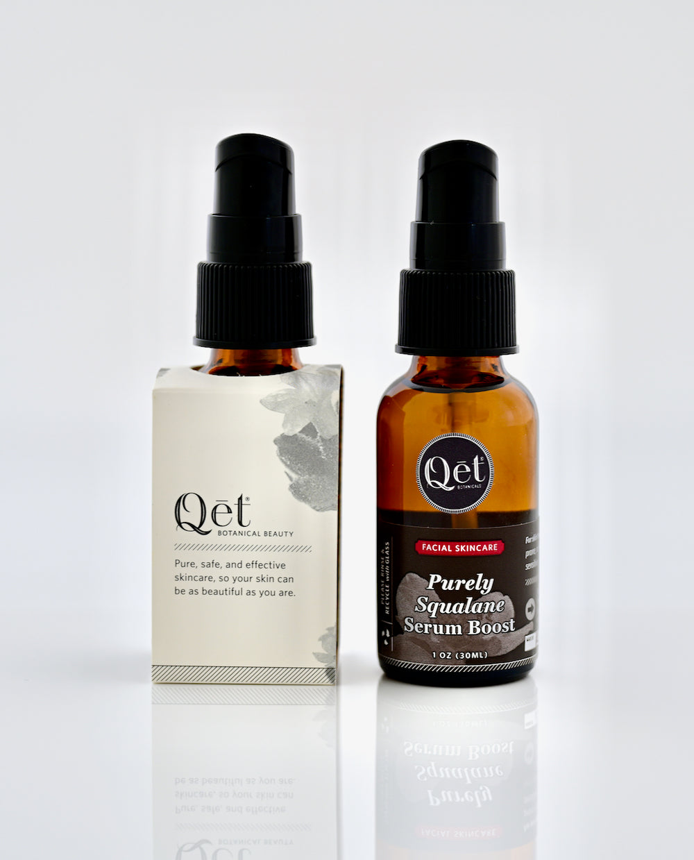NEW! Purely Squalane Face Serum Boost | Qēt Botanicals Natural