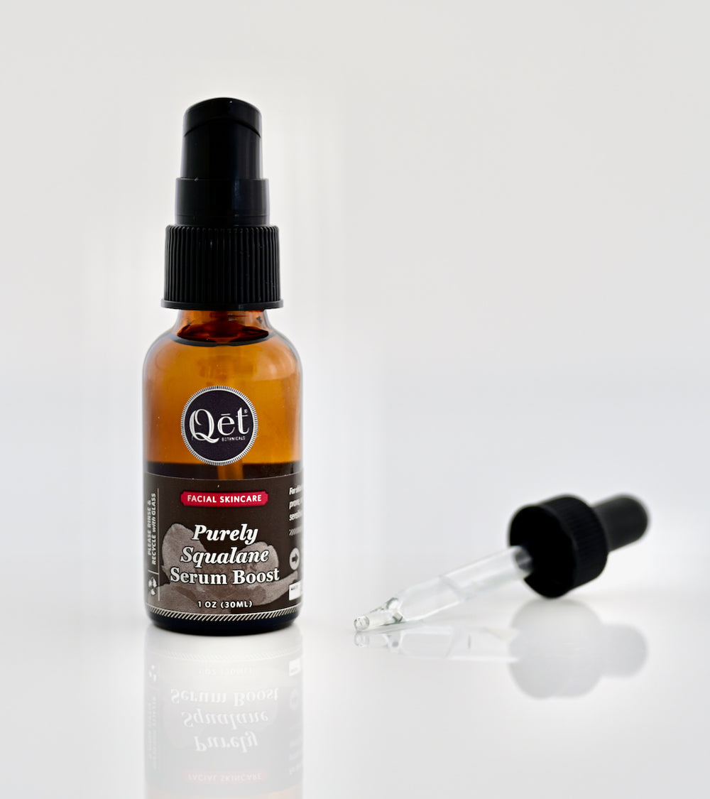 NEW! Purely Squalane Face Serum Boost | Qēt Botanicals Natural