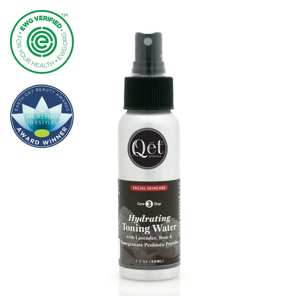 Qēt Botanicals | Hydrating Toning Water with Lavender, Rose