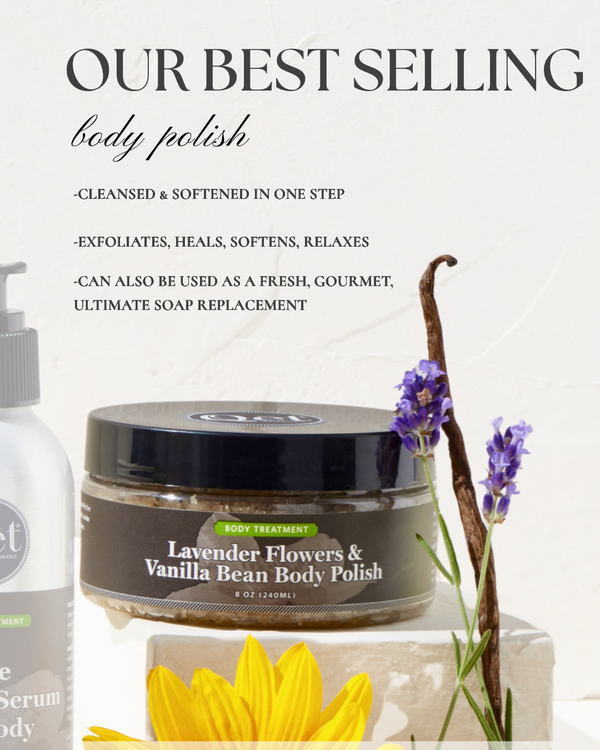 Lavender Flowers & Vanilla Bean Body Polish