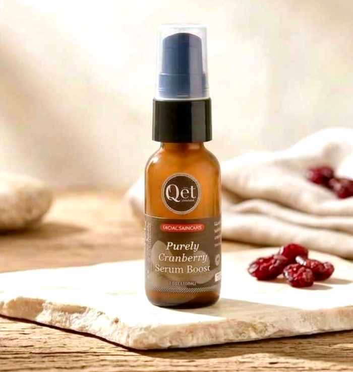 NEW! Purely Cranberry Face Serum Boost | Qēt Botanicals Natural