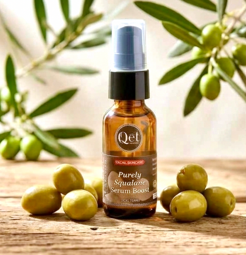 NEW! Purely Squalane Face Serum Boost | Qēt Botanicals Natural