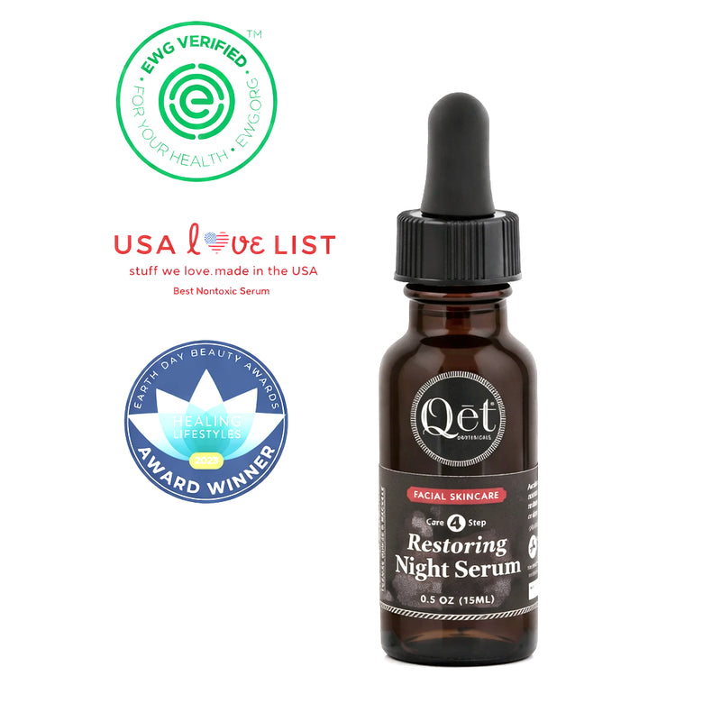 Qēt Botanicals Natural Skincare | Restoring Night Face Serum
