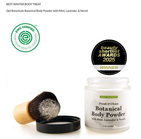 Botanical Body Powder and Brush Set