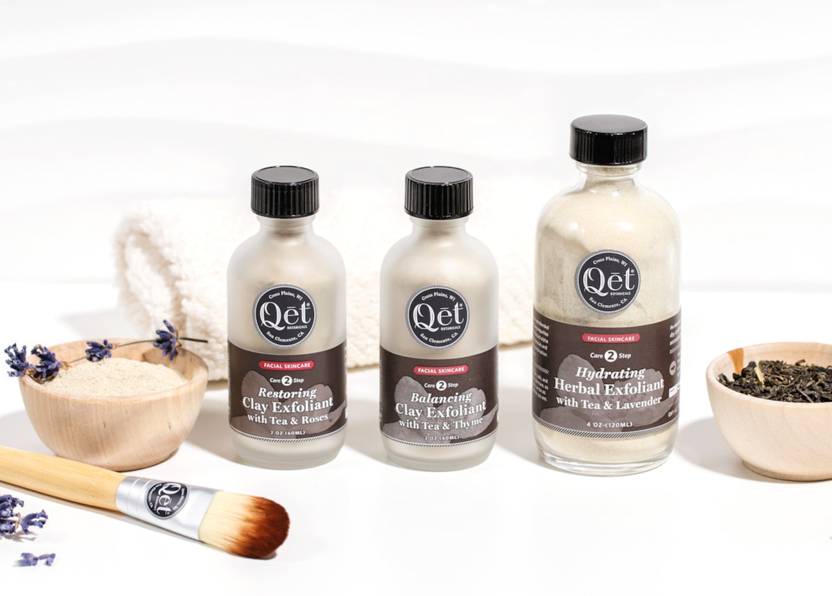 Qēt Botanicals Natural Skincare | Hydrating Herbal Exfoliant with