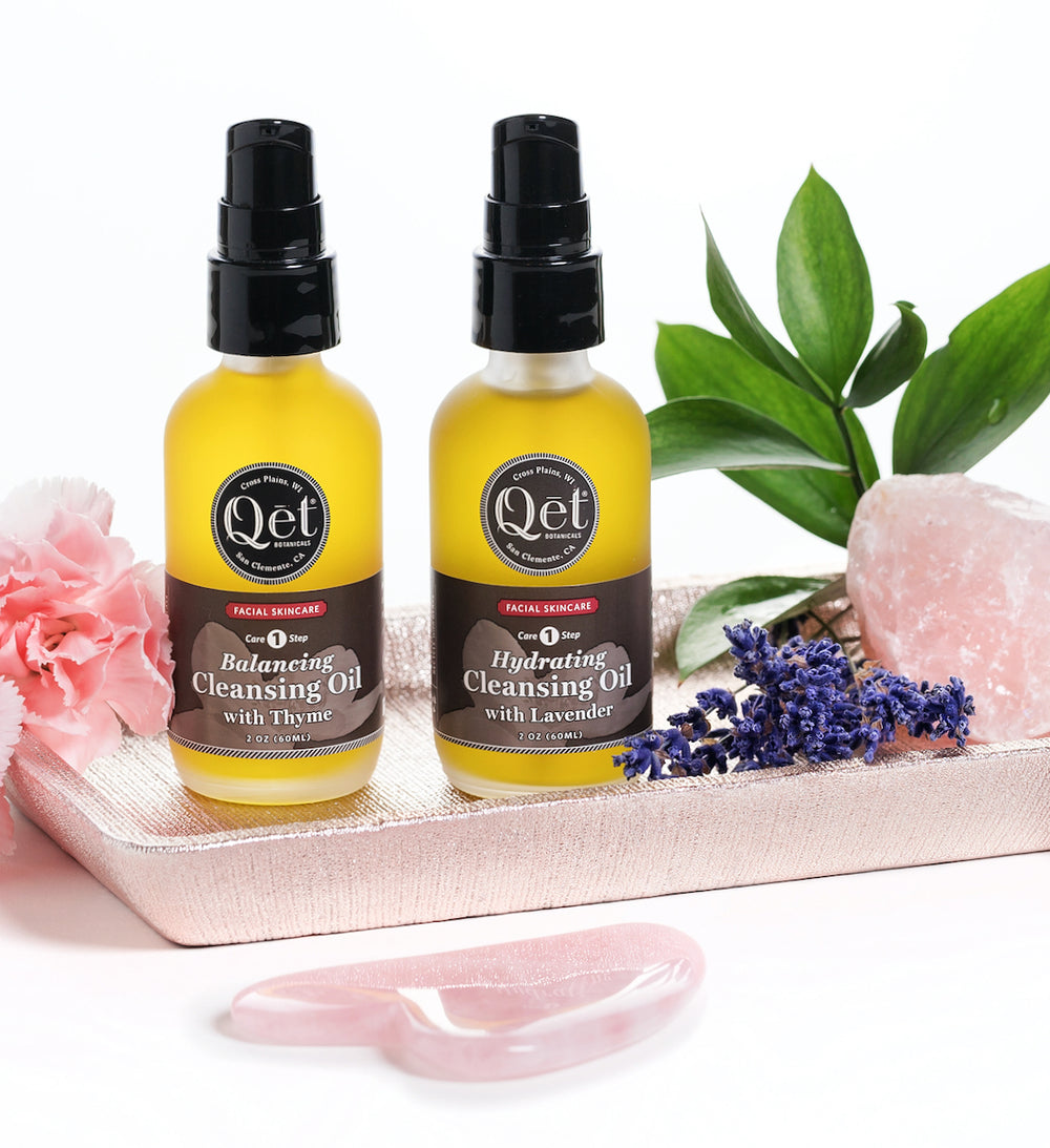 Qēt Botanicals Natural Skincare | Hydrating Cleansing Face Oil