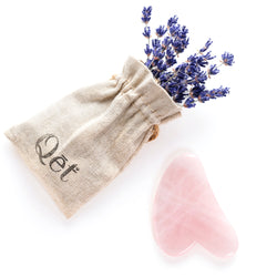 Rose Quartz Gua Sha Facial Massage Stone