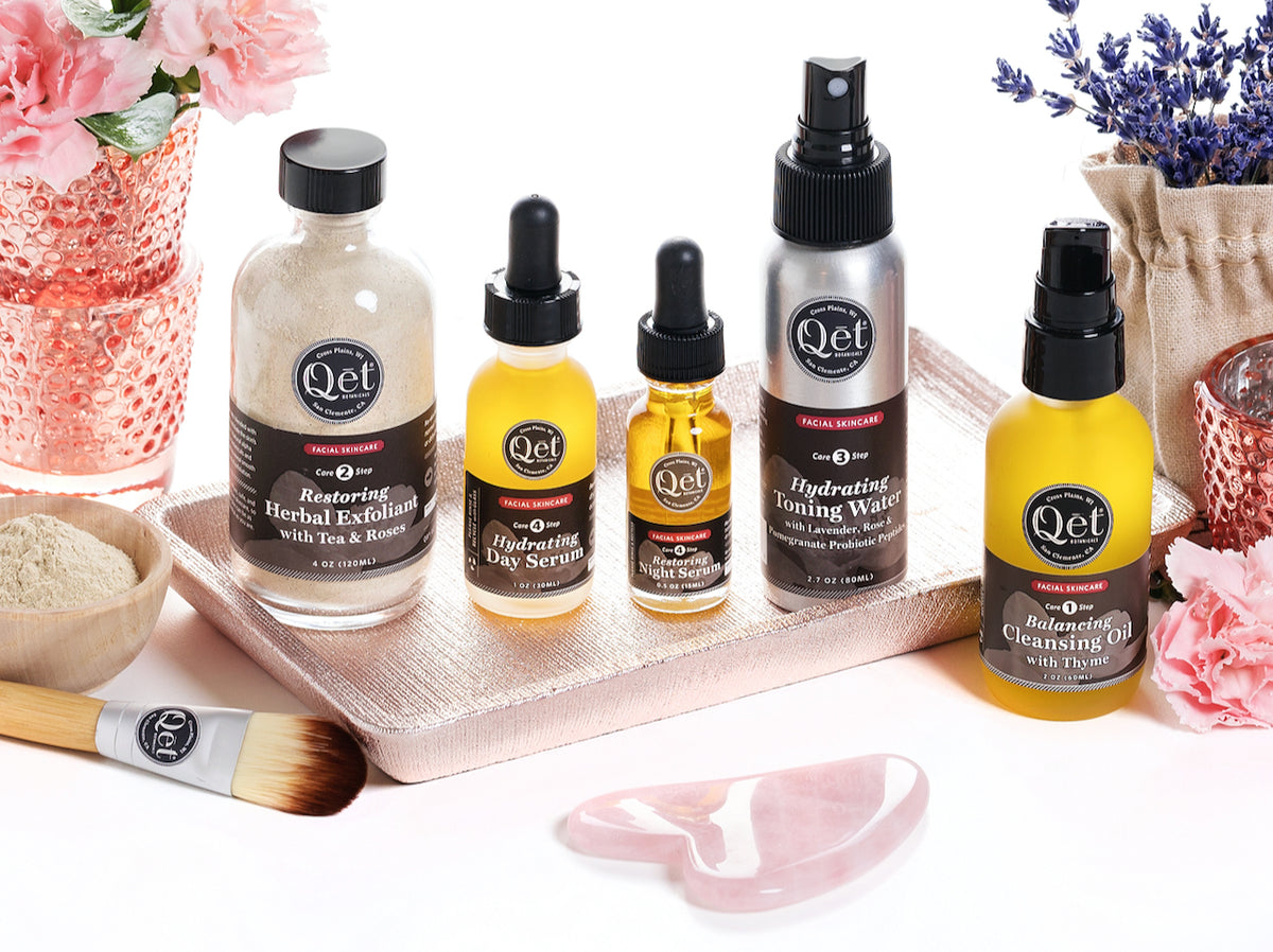 Qēt Botanicals Natural Skincare | Restoring Night Face Serum