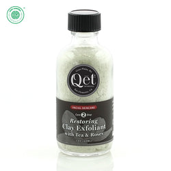 Qēt Botanicals | Restoring Clay Exfoliant with Tea & Roses